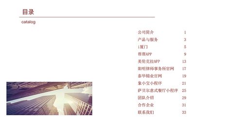 網(wǎng)絡科技公司產(chǎn)品項目及企業(yè)文化宣傳冊 紅色調